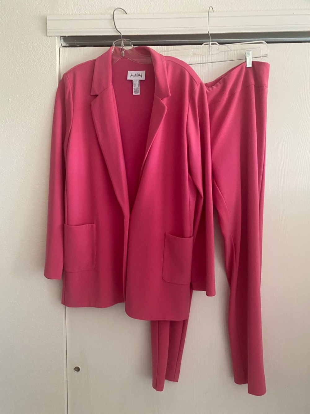 Joseph Ribkoff Hot Pink Jacket with Matching Pants